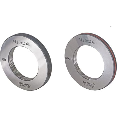 Sprawdzian pierścieniowy do gwintu GO 6G DIN13 M15 x 1,5 mm - TruThread kod: R MI 00016 150 6G GR - 2