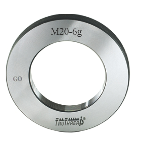 Sprawdzian gwintowy pierścieniowy GO 6E DIN13 M5 x 0,8 mm - TruThread kod: R MI 00005 080 6E GR
