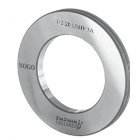 Sprawdzian pierścieniowy do gwintu NOGO No 10 - 32 UNJF 3A TruThread kod: R JF NO010 032 3A NR